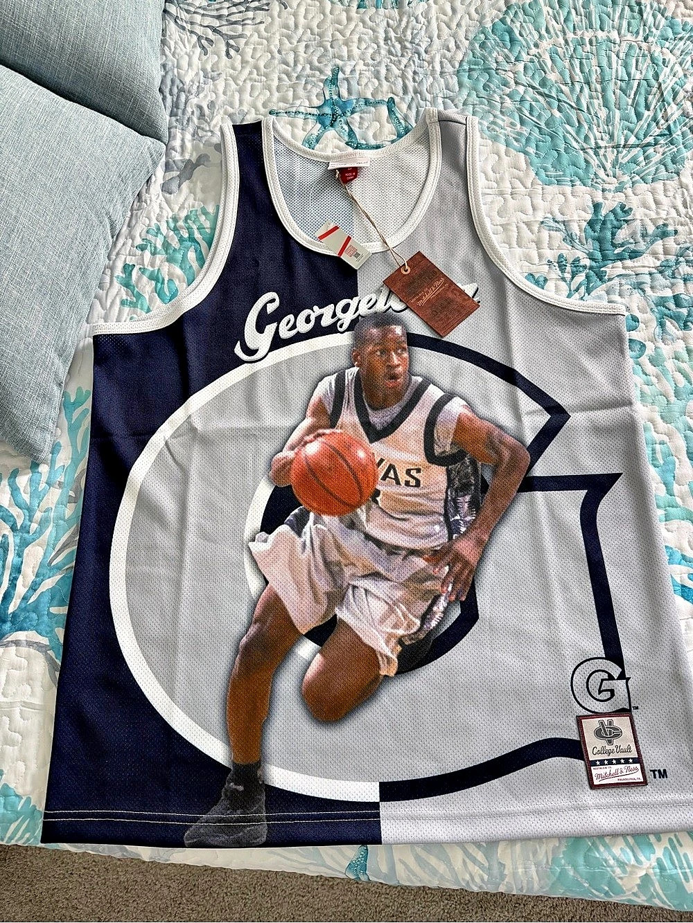 Mitchell & Ness George Gervin San Antonio Spurs Hardwood Classics Player Tank